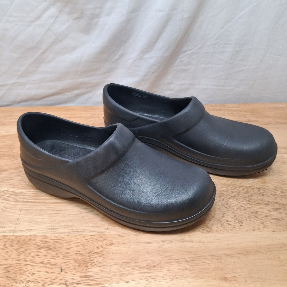 Crocs Neria Pro II Clogs Womens Size 9 Black Slip Resistant Work Shoes 205384 - Picture 7 of 13